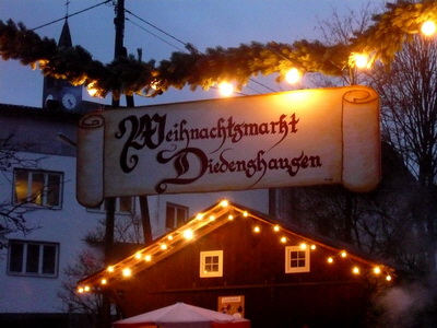 Weihnachtliches vom "romantischen Weihnachtsmarkt" Diedenshausen